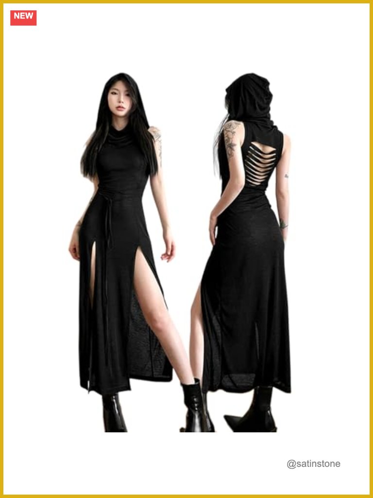 Sleeveless High Slit Bodycon Maxi Dress Club Party Cami